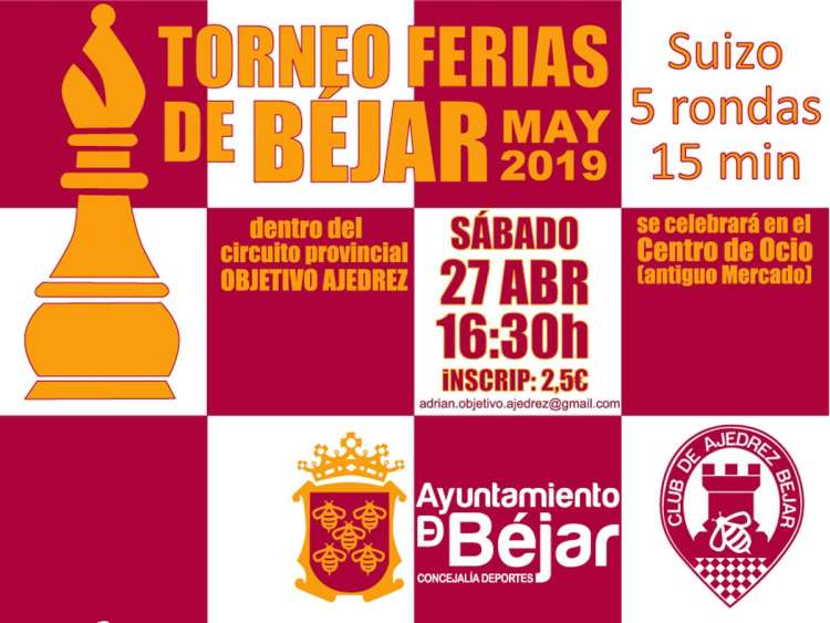 Cartel anunciador de la actividad