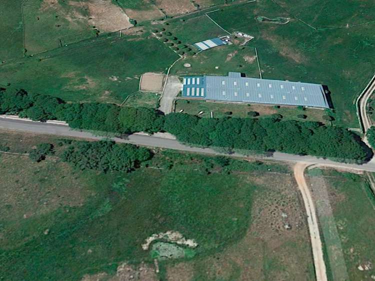 Vista aérea de la localización del proyecto