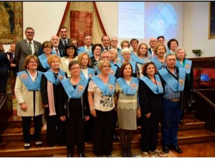Participantes en el programa en el Casino Obrero