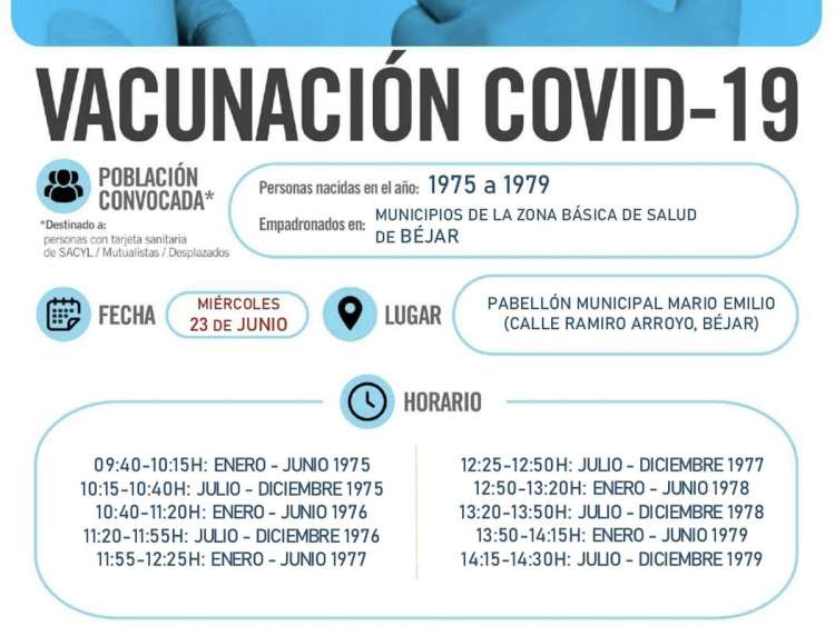 Detalle del cartel de convocatoria