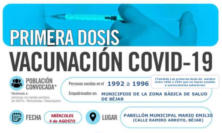 Vista parcial del cartel de convocatoria