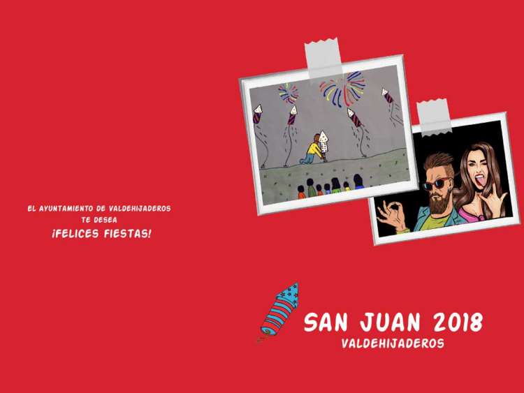 Ilustración del programa de fiestas de Valdehijaderos