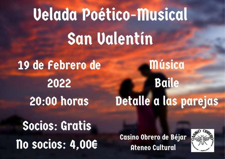 Velada poético musical Casino Obrero de Béjar