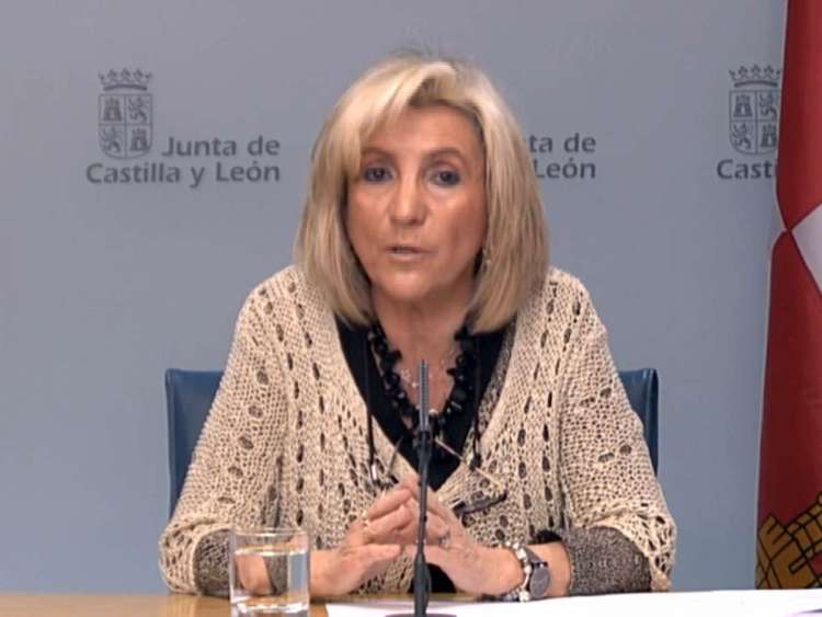 Verónica Casado durante la rueda de prensa