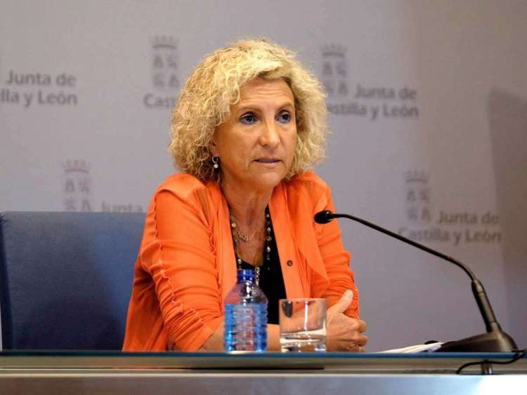 Verónica Casado durante la rueda de prensa