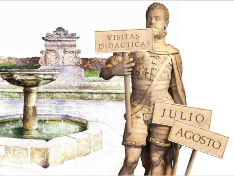 Vista parcial del cartel anunciador de la actividad