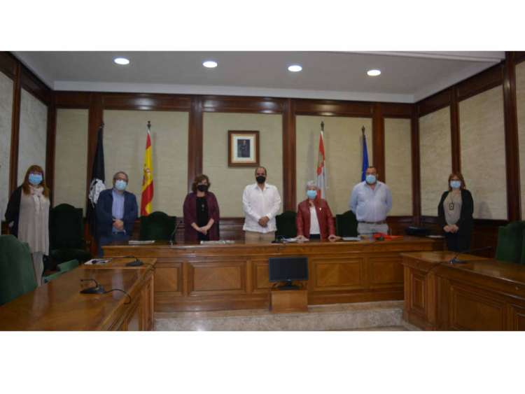 Un momento de la recepción al delegado del Polisario en Béjar