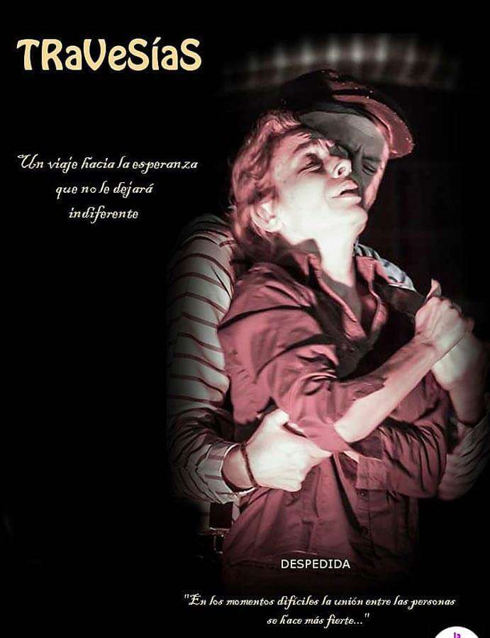 Hombre y mujer abrazados