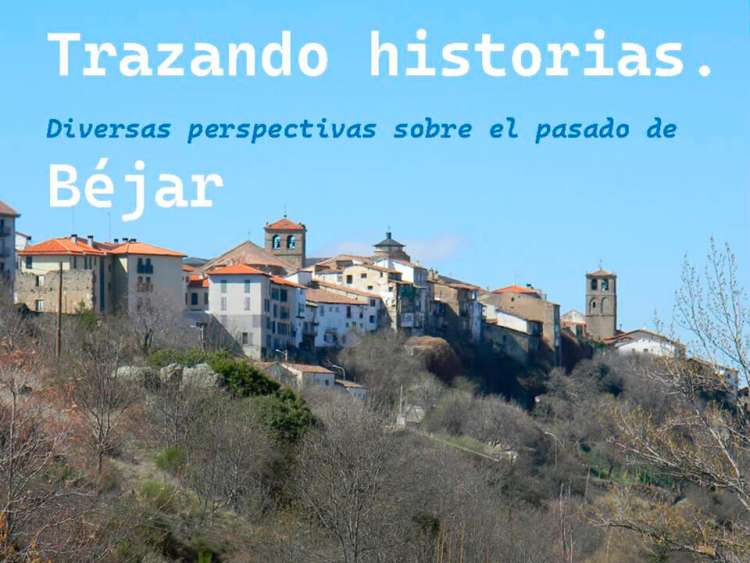 Cartel con vista parcial de Béjar