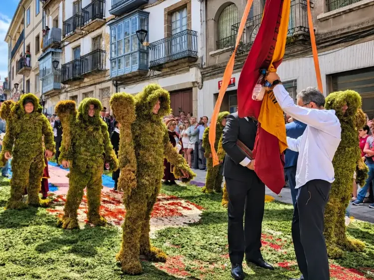 Hombres de Musgo en el Corpus Christi de Béjar