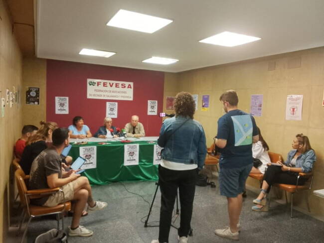 Rueda de prensa FEVESA, presentación de la marcha blanca en Salamanca