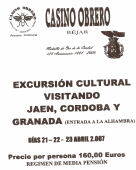 El Casino Obrero organiza un viaje cultural a Andalucia                                                                                               