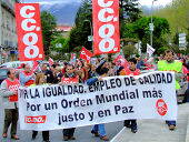 Manifestación sindical del 1 de Mayo. Una llamada al cambio de gobierno municipal                                                                     