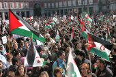 Manifestación a favor de la independencia del Sáhara                                                                                                  