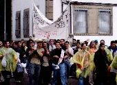 Manifestación universitaria en Béjar