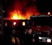 La policía cree que el incendio de las naves fue intencionado                                                                                         