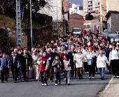 Más de 100 personas participan en la marcha Pro Semana Santa en Béjar                                                                                 