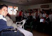 El coro del hogar, en el Campyco de Béjar