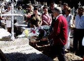 Escasa participación vecinal en el homenaje a los mártires