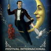 Festival Internacional Vive la Magia en Béjar, cartel con mago, luna y símbolos mágicos del 26 al 30 de diciembre
