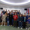 Integrantes del Club Ajedrez Béjar en la clausura de la Liga Provincial por Equipos 2026 celebrada en Salamanca
