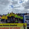 Ciclistas de la Escuela de Ciclismo Moisés Dueñas y equipo Jamones Aljomar en el Campeonato de Castilla y León BTT en Béjar