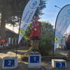 Pódium Campeonato de Castilla y León de Alpino en línea celebrado en Candelario