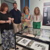 Rosa López durante el recorrido por el Museo Mateo Hernández de Béjar