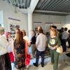 Participantes en la inauguración de la exposición El hilo de la memoria en el Museo Textil de Béjar.