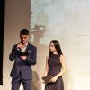 Alumnos del Colegio María Auxiliadora presentan el documental Hilando Memorias durante su estreno en el Teatro Cervantes de Béjar