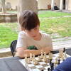 David Bruno juega una partida en el XVII Torneo de Ajedrez Ferias de Béjar.
