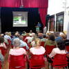 Público y ponente durante la charla sobre Pedro de Marquina celebrada en el Palacio Ducal de Béjar.