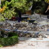 Obras en la ría del jardín romántico