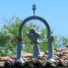 Espadaña de fundición capilla de El Bosque