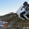 Accidente camión en la A-66, Nava de Béjar