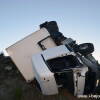 Accidente camión en la A-66, Nava de Béjar