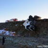 Accidente camión en la A-66, Nava de Béjar