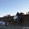 Accidente camión en la A-66, Nava de Béjar