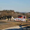 Accidente camión en la A-66, Nava de Béjar