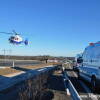 Accidente camión en la A-66, Nava de Béjar