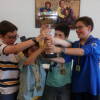 Participantes de la Escuela de Ajedrez en los Juegos Escolares