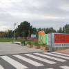 Acceso a al ciudad deportiva de La Aldehuela, Salamanca