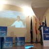 Alejo Riñones durante la presentación de la candidatura
