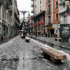 Calle Zuñiga Rodriguez con nieve