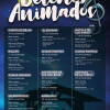 Cártel con programación de Los Belenes animados en la provincia