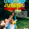 Cartel campamento de verano juvenil