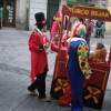Personas disfrazadas durante el carnaval de Béjar