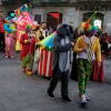 Personas disfrazadas durante el carnaval de Béjar