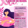 Cartel de actividades del Día del Cáncer de mama en Béjar