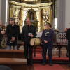 Varias personas en el interior de la Iglesia de Santa María de Béjar